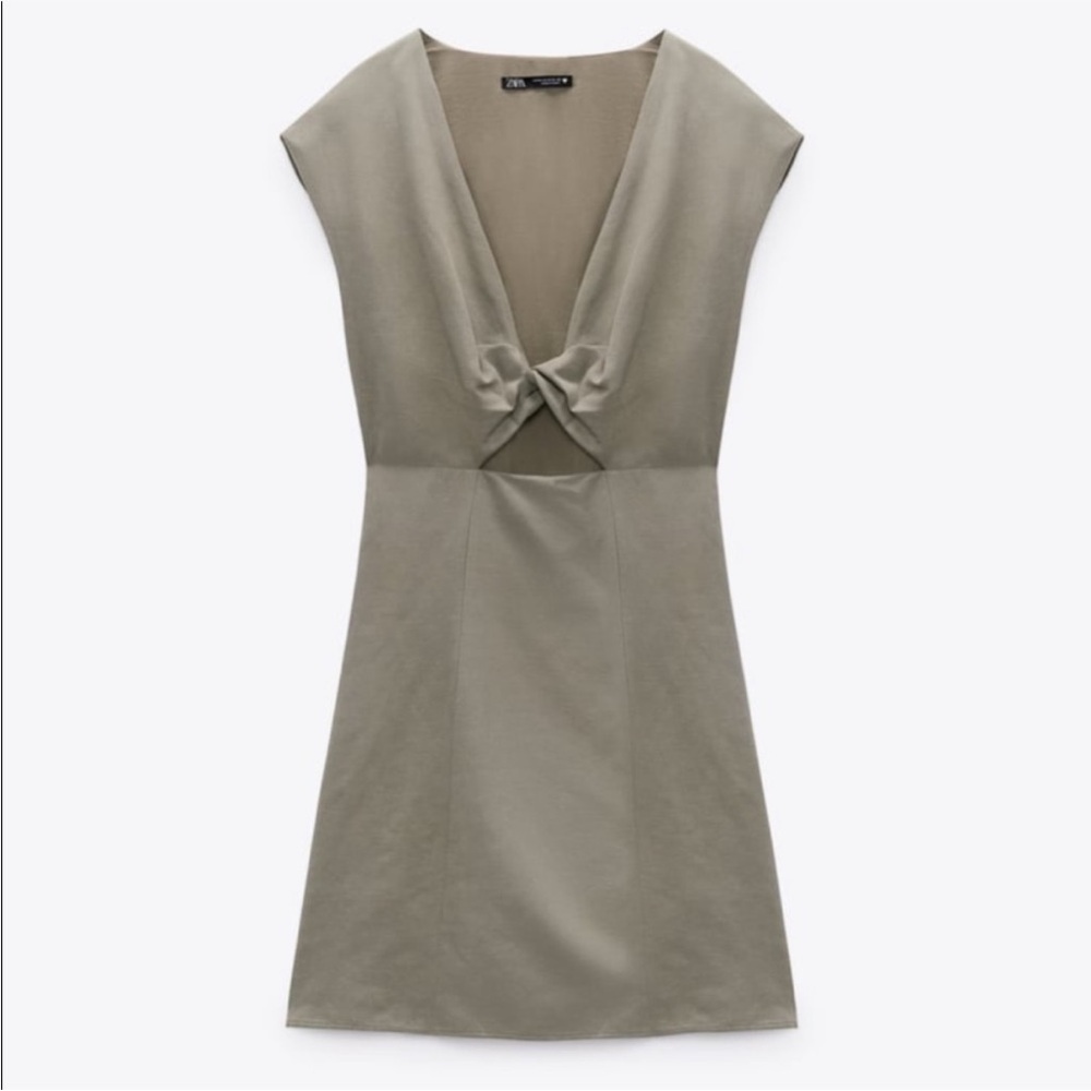 Zara Cutout Bodycon Mini Dress - Picture 2 of 7